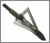 Muzzy 100Gr. 3-Blade Screw-In 6pk  (225)