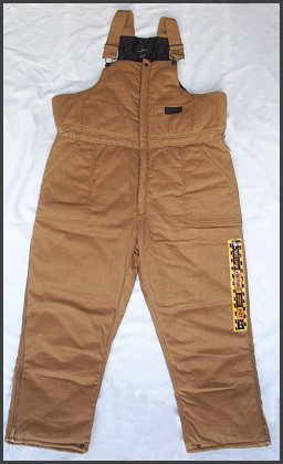 Work Bib Overalls Brown