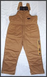 Work Bib Overalls Brown